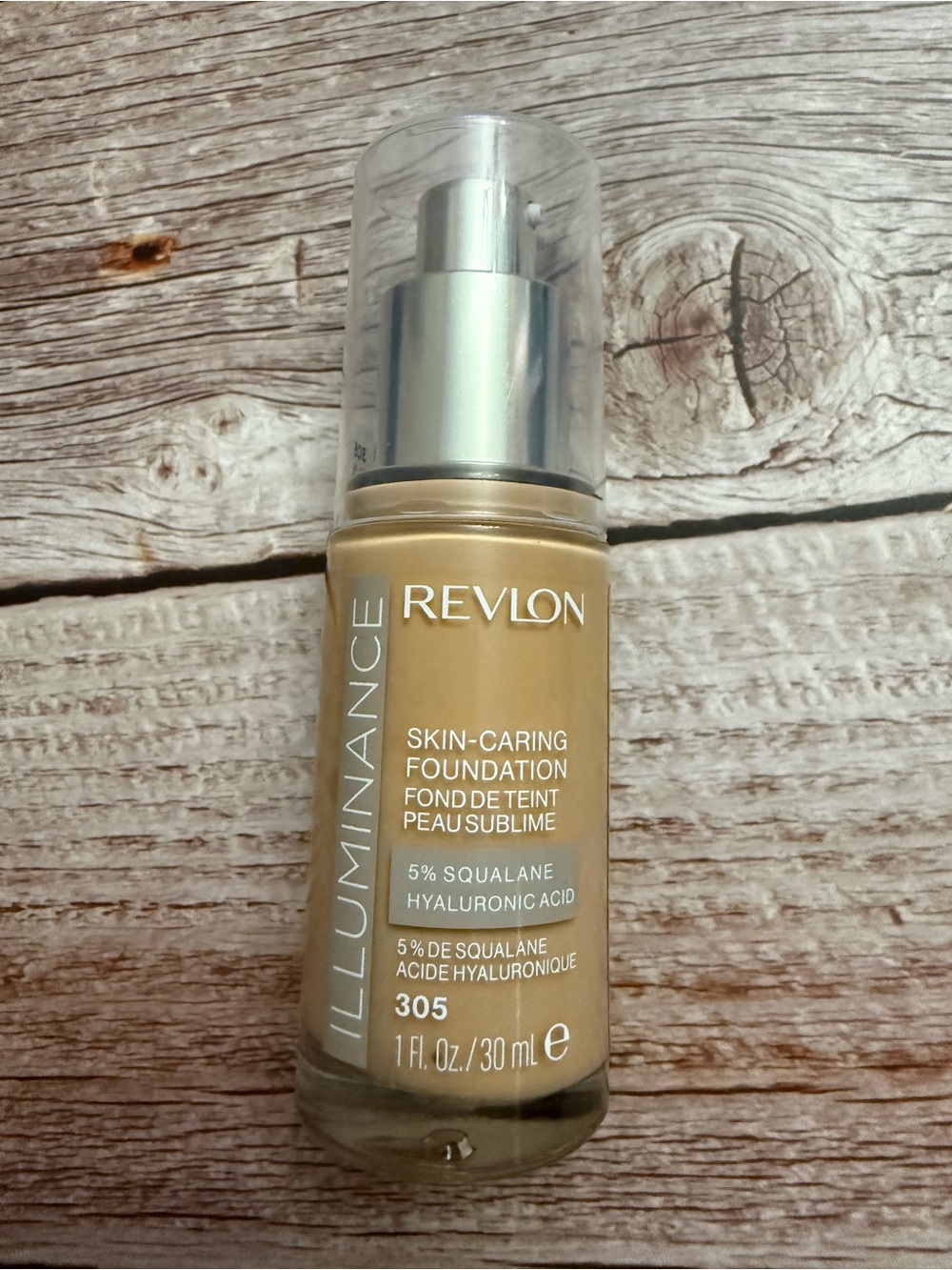 Revlon Illuminance Skin-Caring Foundation 305 Medium Sand New Sealed 30mL